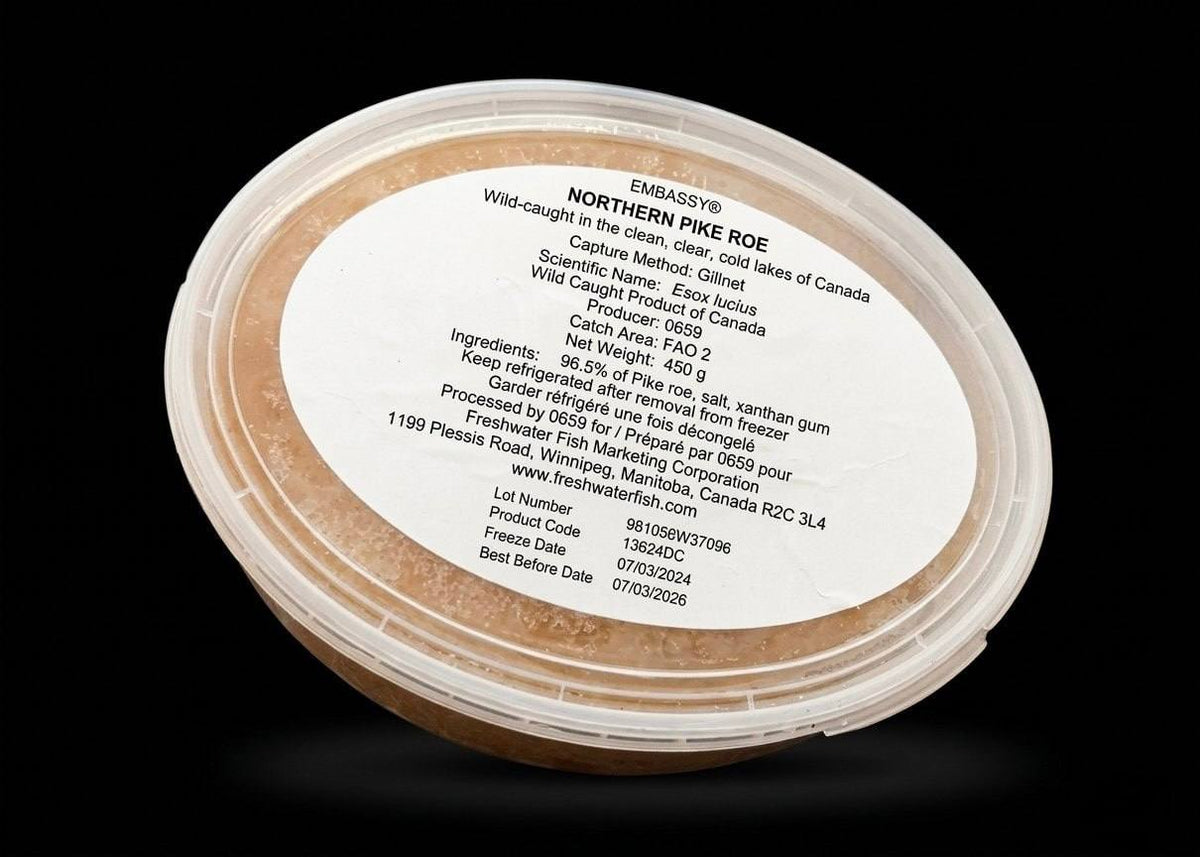 Premium Northern Pike Caviar – 1 lb (450 g)