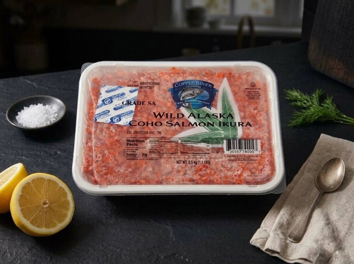 Copper River Seafoods Coho Salmon Ikura 500g (1.1 lbs)
