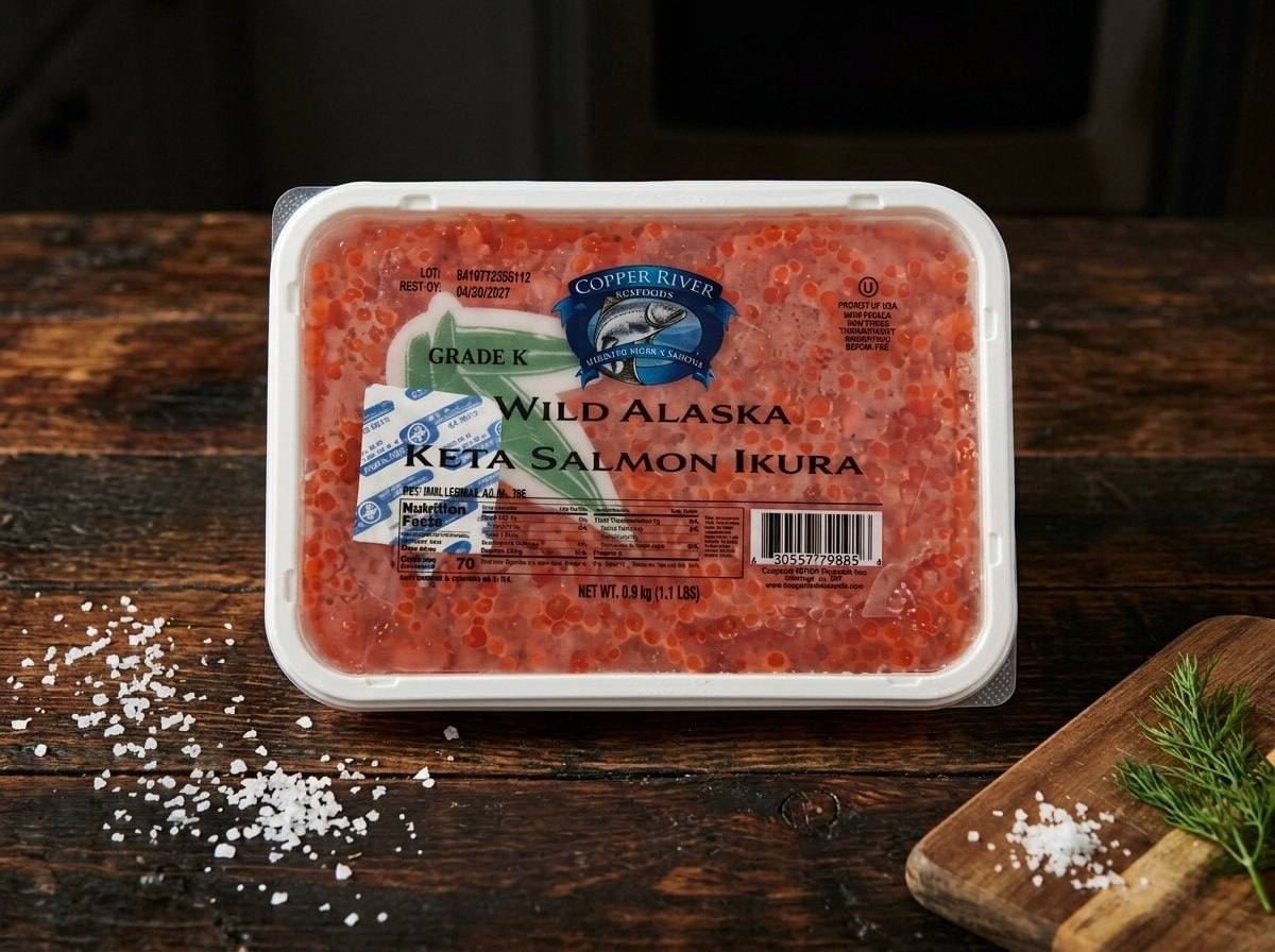 Copper River Seafoods Chum (Keta) Ikura 500g (1.1 lbs)