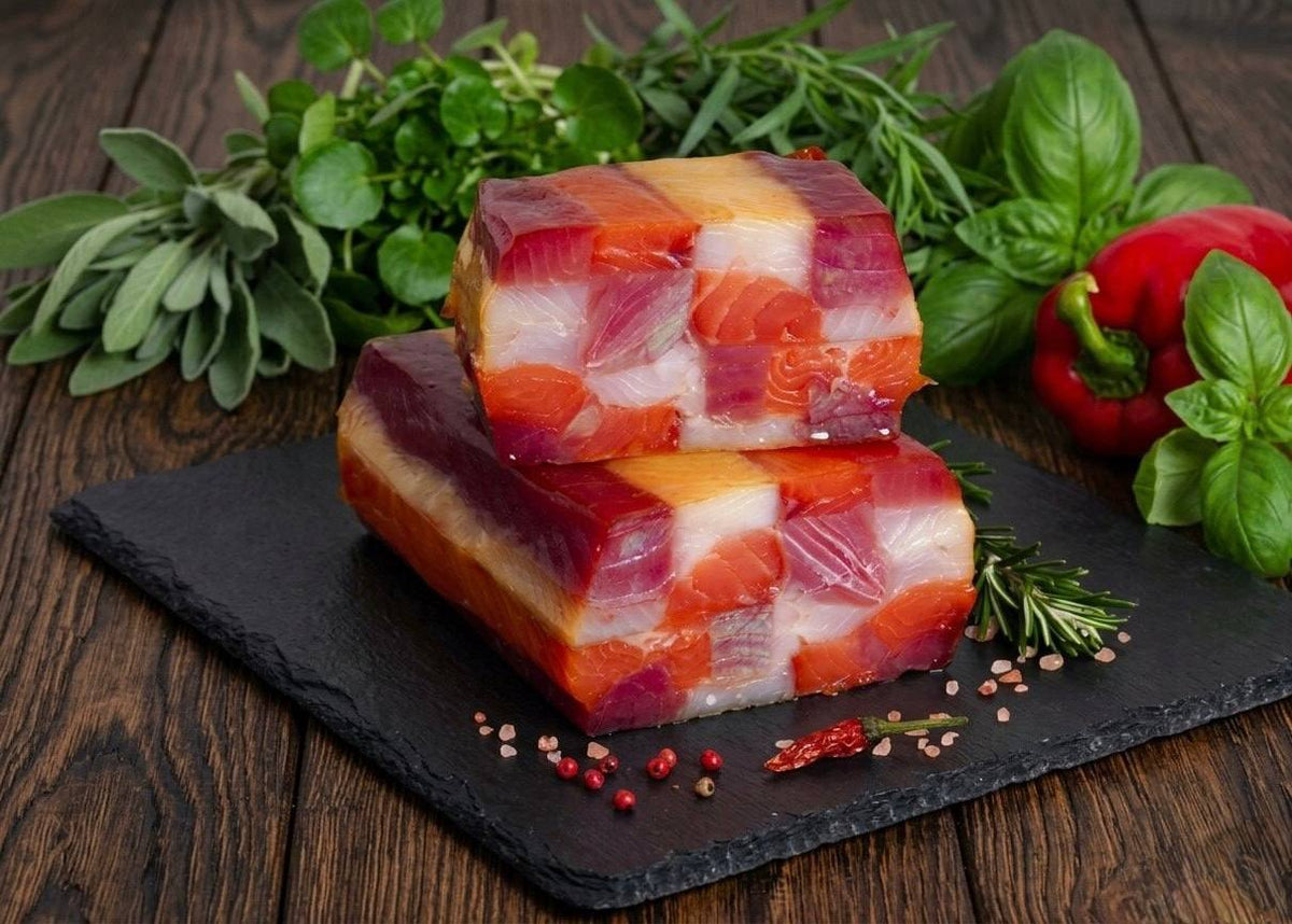 Seafood Checker Rulet (1 lb Average) Tuna, Salmon
