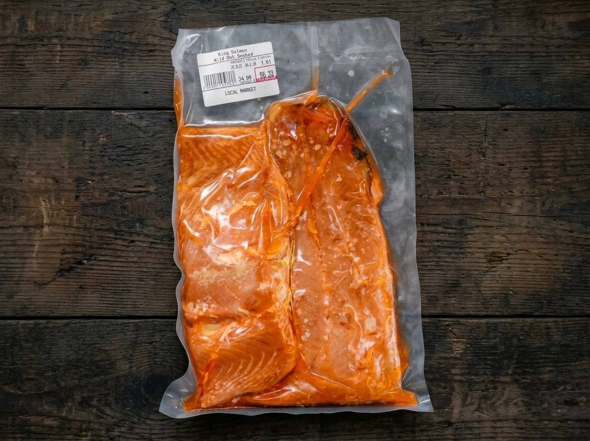 Hot Smoked Alaskan King Salmon (1 LB Average)