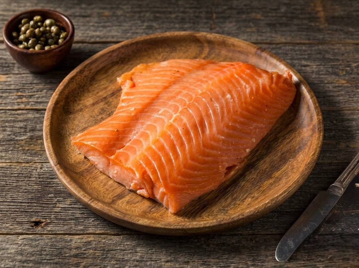 Hot Smoked Alaskan King Salmon (1 LB Average)