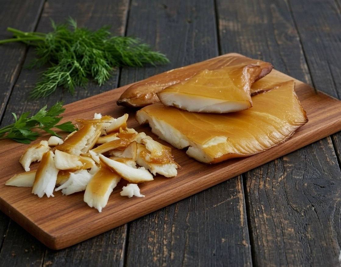 Wild Hot Smoked Alaskan Halibut (1 LB Average)