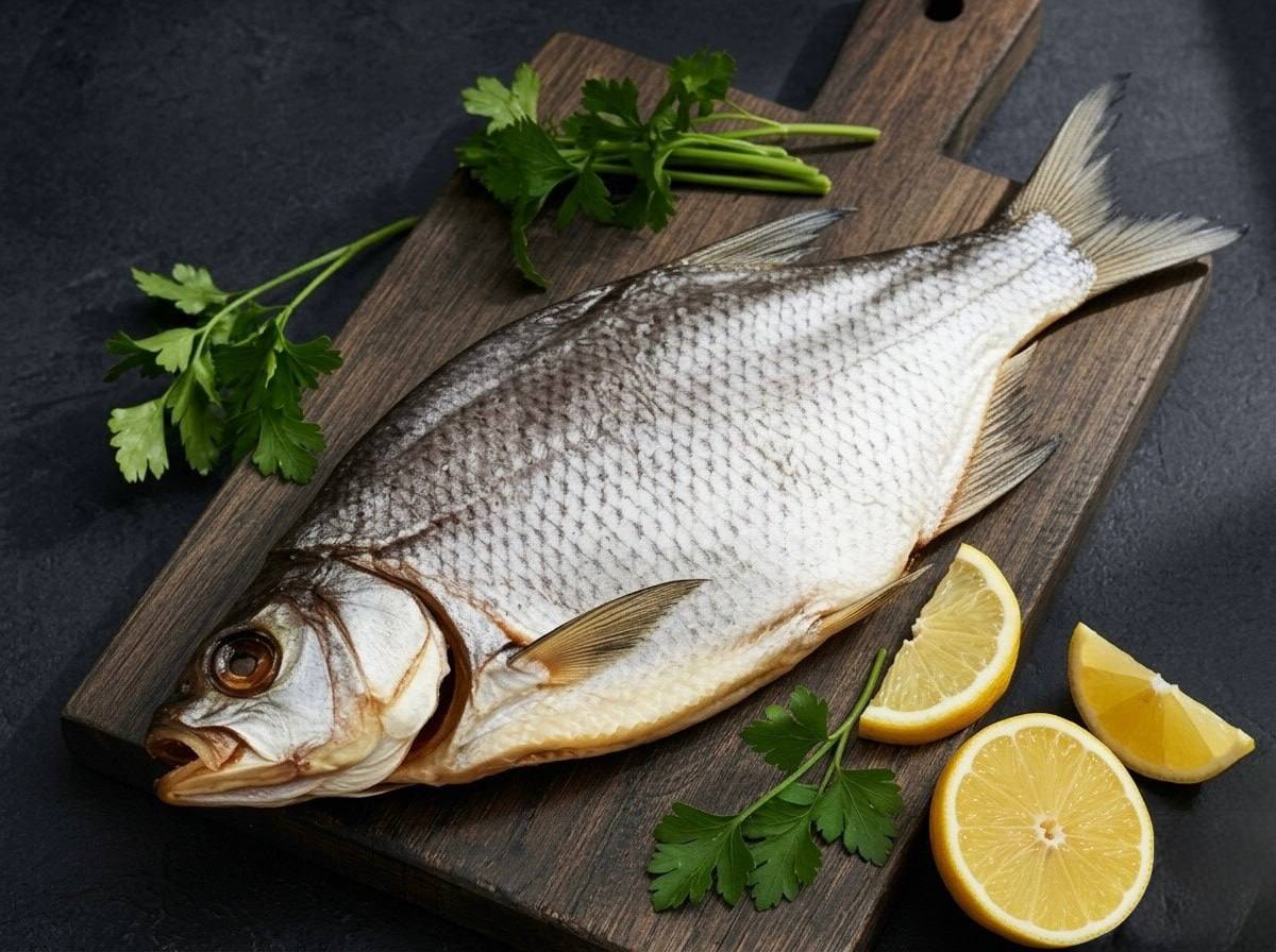 Large Lesh (With Roe) Avg. Weight 1.5 lbs ea Fish Packed in Singles