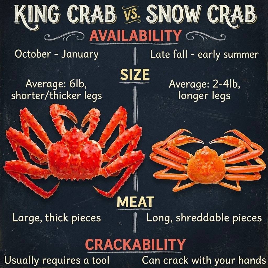 Jumbo Norwegian Red King Crab 6-8 or 9-10 LBS: Live or Cooked