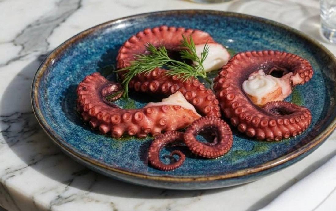 Spanish Cooked Octopus Legs